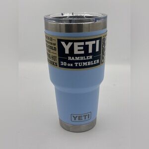 YETI Rambler 30 oz Tumbler with mag lid- BIG SKY BLUE - NWT